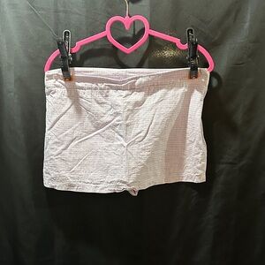 Free People Vintage Light Purple Chequers Skort